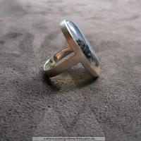 Ring, Dendriten-Chalcedon, Silver