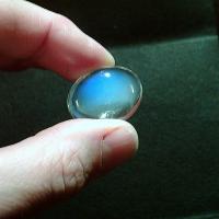 Mondstein Ceylon 30,55 cts 25 x 19 mm Rarität