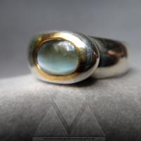 Chrysoberyll-Katzenauge, Silber, Gold