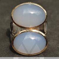 Chalcedon, Silber, Gold