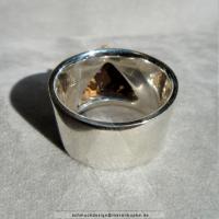 Yowah Opal Silber Gold Ring