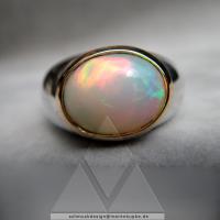 Edelopal Äthiopien, Silber, Gold