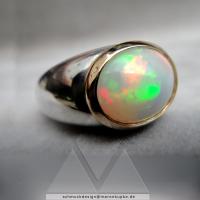 Edelopal Äthiopien, Silber, Gold