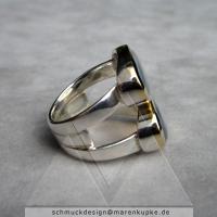 Mondstein, Silber, Gold