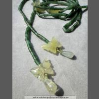 Aventurin, Achat, Aquamarin - Kette