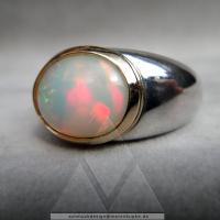 Edelopal Äthiopien, Silber, Gold