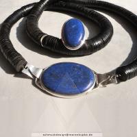 Lapislazuli Silber - Kette & Ring